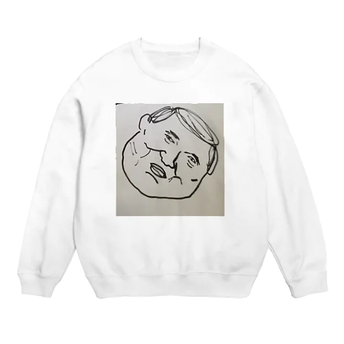 じわじわくる紳士 Crew Neck Sweatshirt