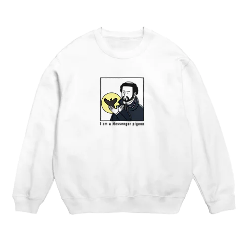 ミスター伝書鳩 Crew Neck Sweatshirt