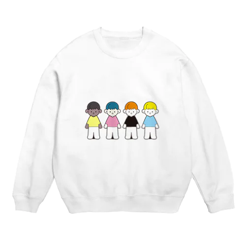 無個性くん Crew Neck Sweatshirt