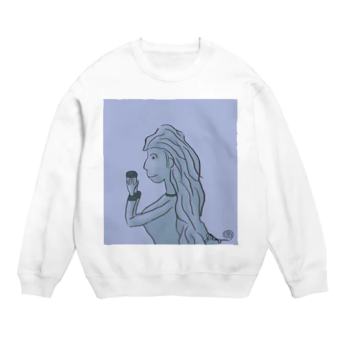 coffee & woman Crew Neck Sweatshirt