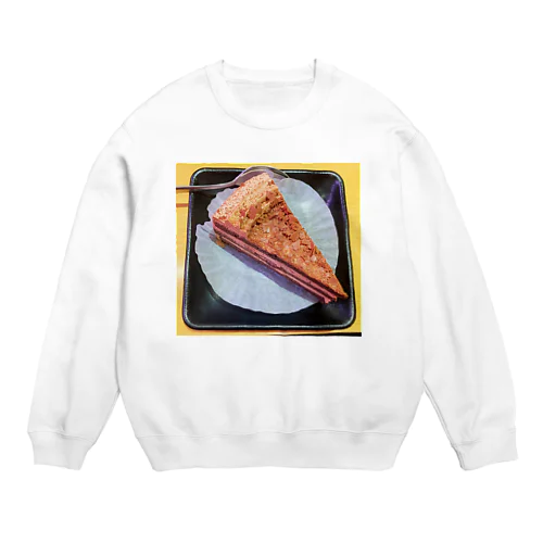 上からチョコレートケーキ Crew Neck Sweatshirt