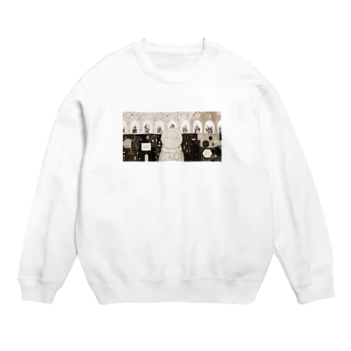 宇宙イルカのコレクション Crew Neck Sweatshirt