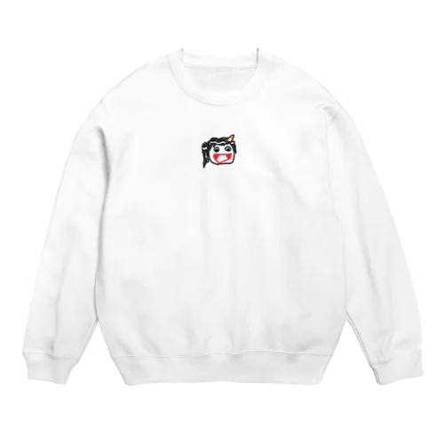 雑なポニテロボット Crew Neck Sweatshirt