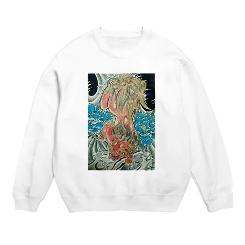 ザ唐獅子 Crew Neck Sweatshirt