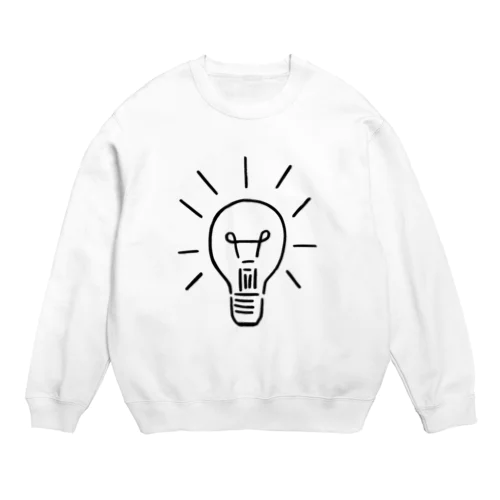 電球② Crew Neck Sweatshirt