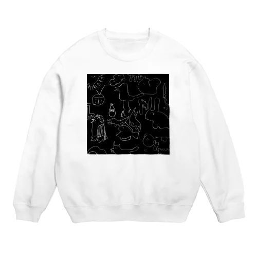 どうぶつ Crew Neck Sweatshirt