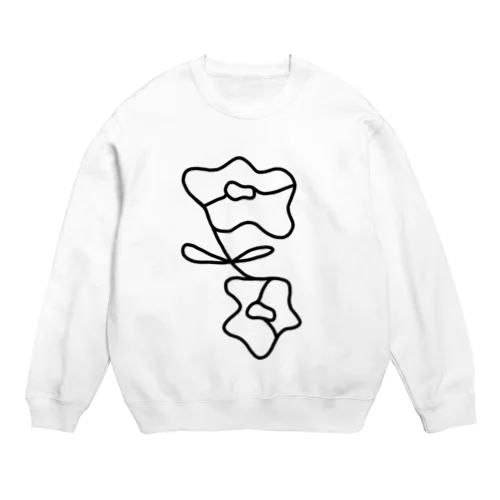 花のようなもの Crew Neck Sweatshirt