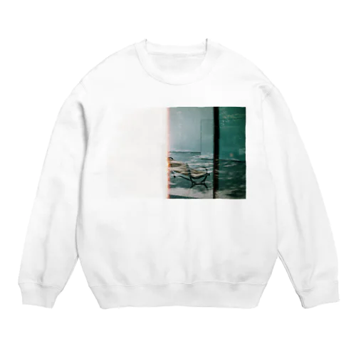 涼しそうなベンチ Crew Neck Sweatshirt