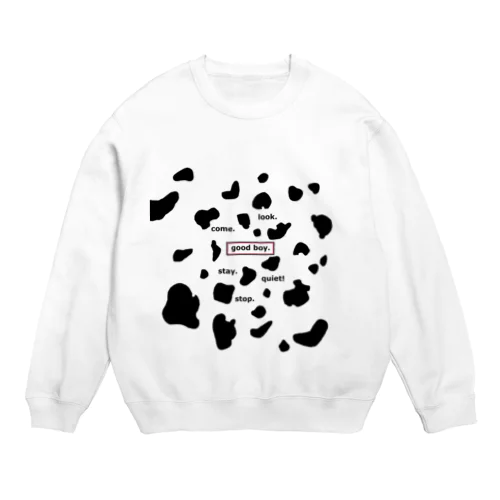 ダルメシアンシリーズ Crew Neck Sweatshirt