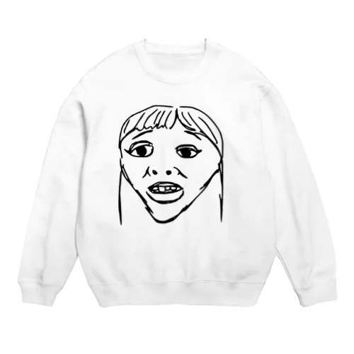 wanwan第1段グッズ Crew Neck Sweatshirt