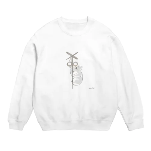 踏切コアラ Crew Neck Sweatshirt