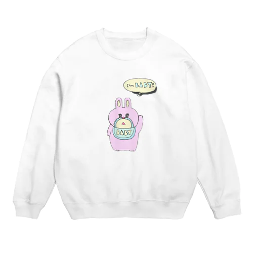 うさべいびー Crew Neck Sweatshirt