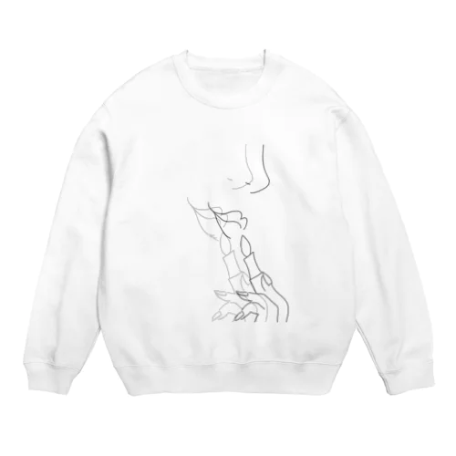 想像次第で何色にでも、、、 Crew Neck Sweatshirt