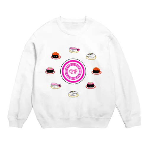 お寿司大好き Crew Neck Sweatshirt