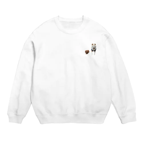 おさんぽぴあもん Crew Neck Sweatshirt