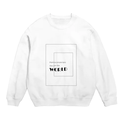 メッセージ Crew Neck Sweatshirt