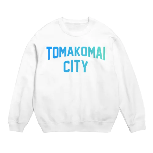 苫小牧市 TOMAKOMAI CITY Crew Neck Sweatshirt