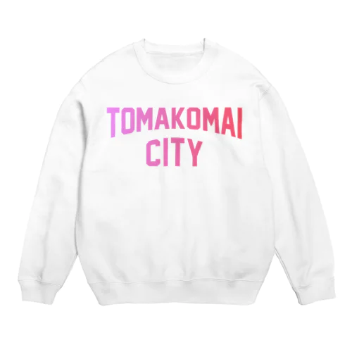 苫小牧市 TOMAKOMAI CITY Crew Neck Sweatshirt