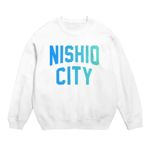 西尾市 NISHIO CITY Crew Neck Sweatshirt