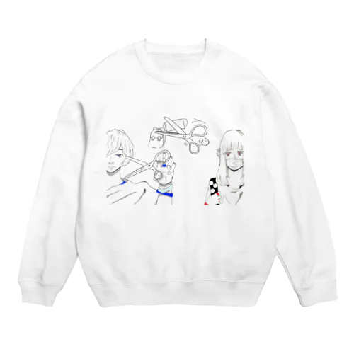 はつくんとのんたん Crew Neck Sweatshirt