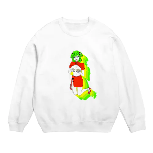 肉まん娘 Crew Neck Sweatshirt