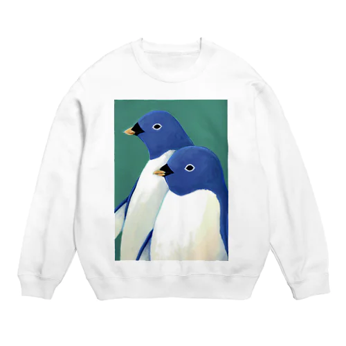 ペンギン肖像画 Crew Neck Sweatshirt