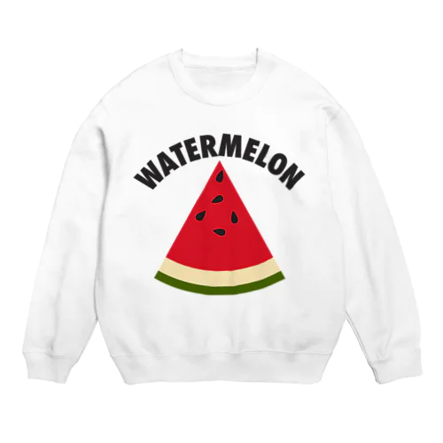 WATERMELON 扇形 Crew Neck Sweatshirt