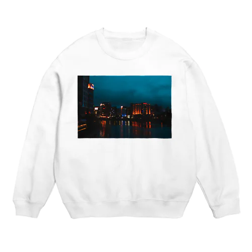 知らない男と歩いた街 Crew Neck Sweatshirt