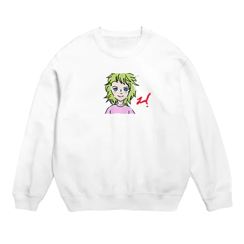 ヌハハハハ女子 Crew Neck Sweatshirt