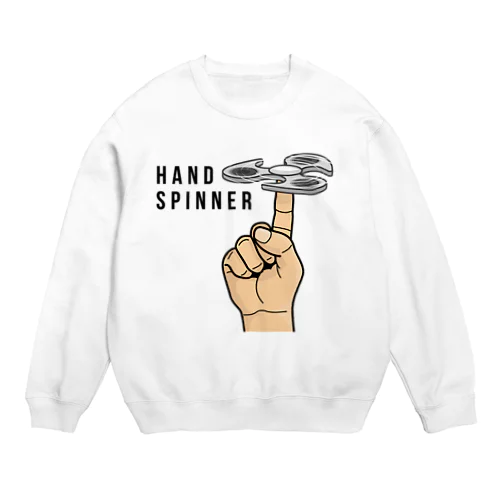 HAND SPINNER-ハンドスピナー- Crew Neck Sweatshirt