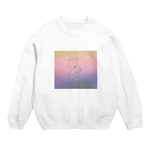 びびっ(カラフル) Crew Neck Sweatshirt