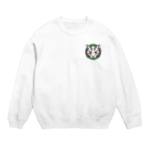 虎だって猫だもの Crew Neck Sweatshirt