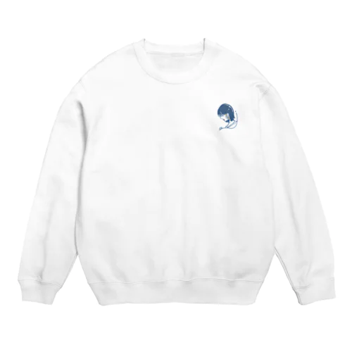 外ハネイヤリングカラー Crew Neck Sweatshirt