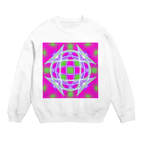 マンダラアート Crew Neck Sweatshirt