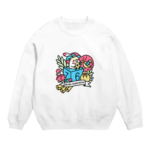 Chubby Bird オカメインコとマンドリン　Birdic Inspiration Crew Neck Sweatshirt