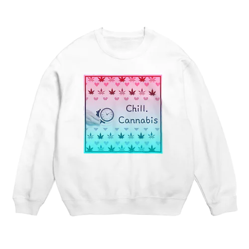 Chill.Cannabis Crew Neck Sweatshirt