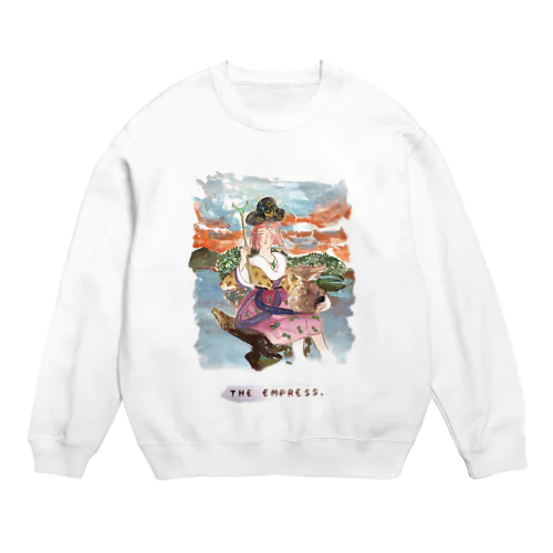 【タロットカード×埴輪】THE EMPRESS/女帝 Crew Neck Sweatshirt