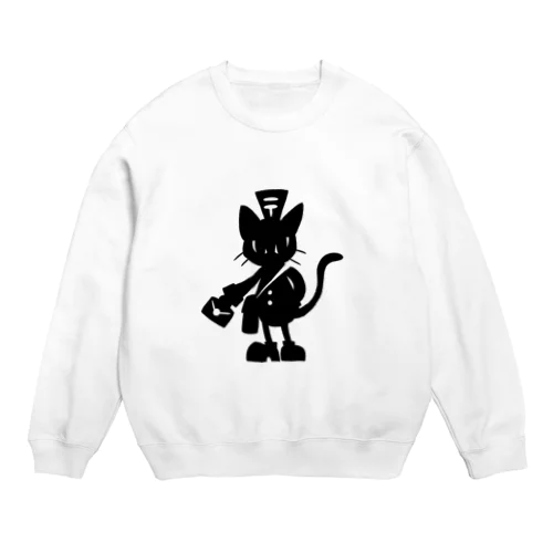 クロネコの郵便屋さん Crew Neck Sweatshirt