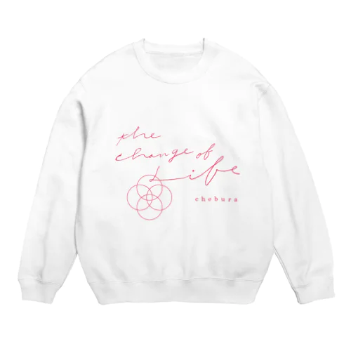 the change of life ちぇぶら Crew Neck Sweatshirt