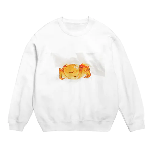 からっぽのカニ Crew Neck Sweatshirt