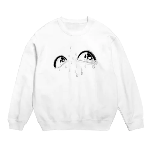 泥の瞳 Crew Neck Sweatshirt