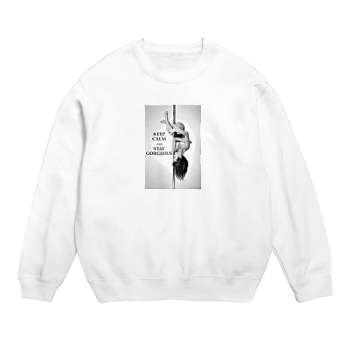 KEEP CALM Tシャツ(ポールダンス) Crew Neck Sweatshirt
