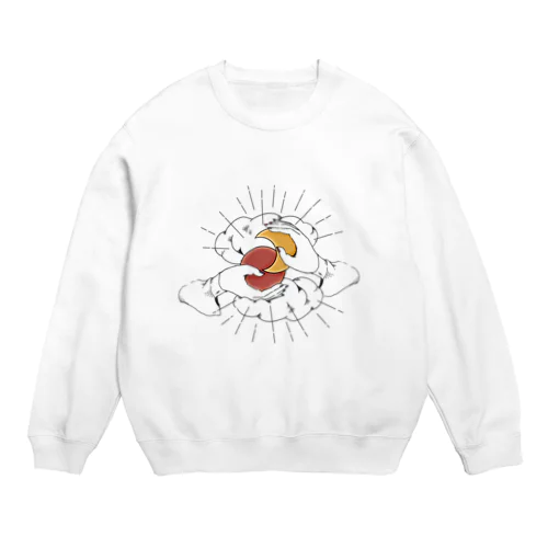 月の私と太陽のあなた Crew Neck Sweatshirt