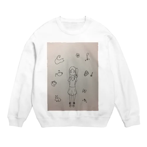 女の子が好きなもの Crew Neck Sweatshirt