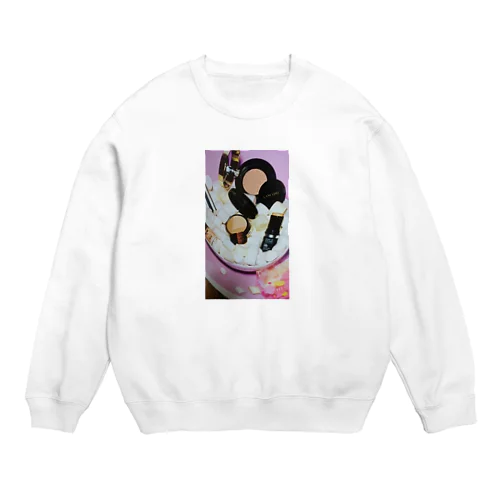 化粧品は好きですか Crew Neck Sweatshirt