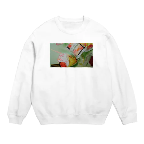 さてどれがあなたはすきですか Crew Neck Sweatshirt