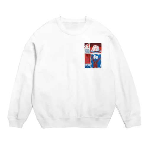 お花サンドイッチ Crew Neck Sweatshirt