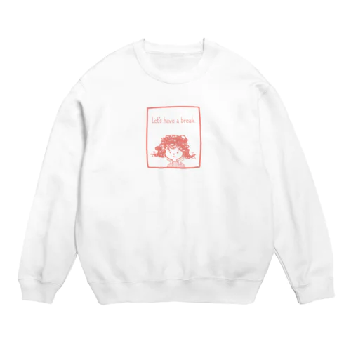 The girl Crew Neck Sweatshirt