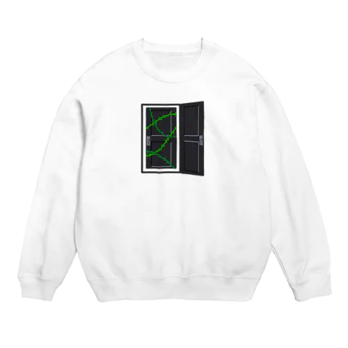 まだ心閉じてます Crew Neck Sweatshirt