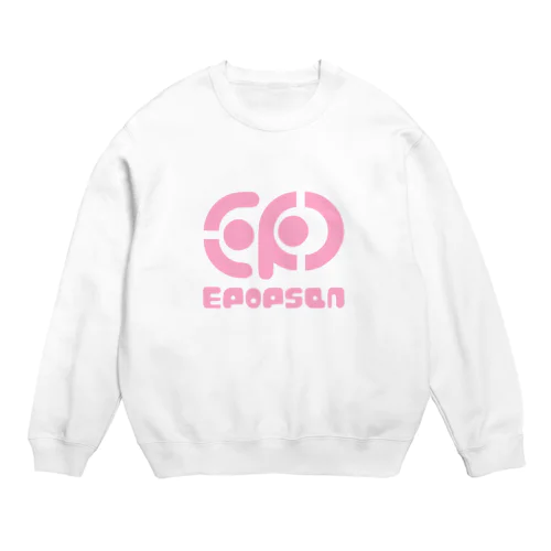 イポップサンロゴマークピンク Crew Neck Sweatshirt